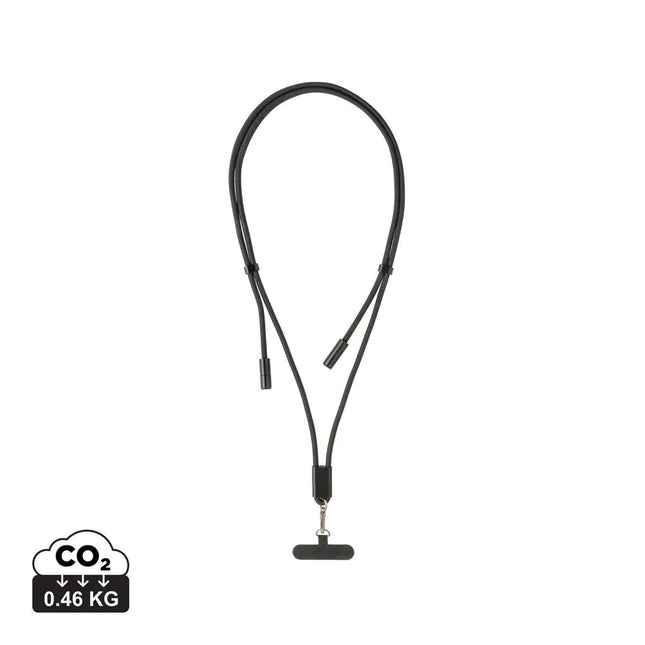 LoopAmp RCS RPET adjustable phone cord with 60W cable - hospitality