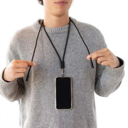 LoopAmp RCS RPET adjustable phone cord with 60W cable - hospitality