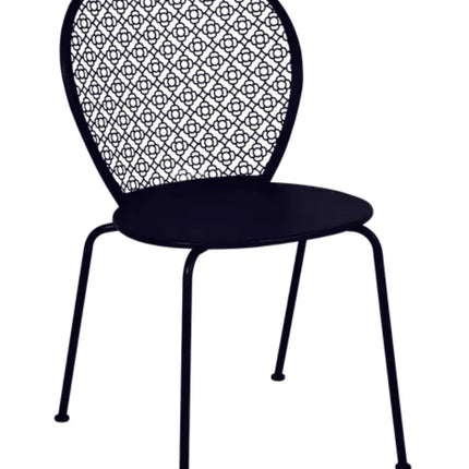 Colorful Fermob Lorette outdoor metal chair with cactus design