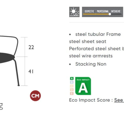 LORETTE Low Armchair - hospitality