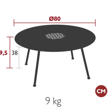 LORETTE Low Coffee Table Ø80 cm - hospitality