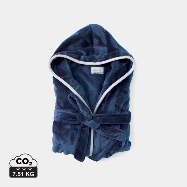 Louis Luxury Plush RPET Robe S/M GRS Collection - hospitality