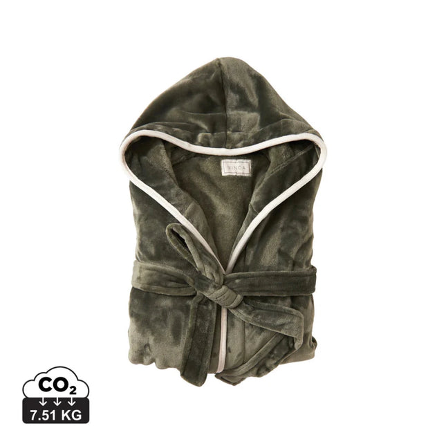 Louis Luxury Plush RPET Robe S/M GRS Collection - hospitality