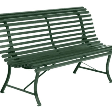 Louisiane 150cm Outdoor Bench - Custom Wood DesignsAntracite Louisiane 150cm outdoor folding steel bench by Fermob