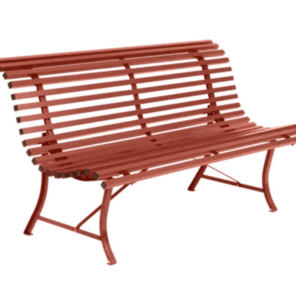  suitable for outdoor use.Folding Bench Fermob5018.0Clay Grey