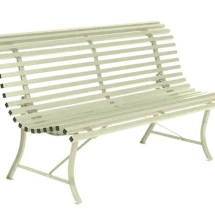  featuring sturdy steel construction and sleek design for outdoor use.Folding Bench Fermob5016.0Deep Blue