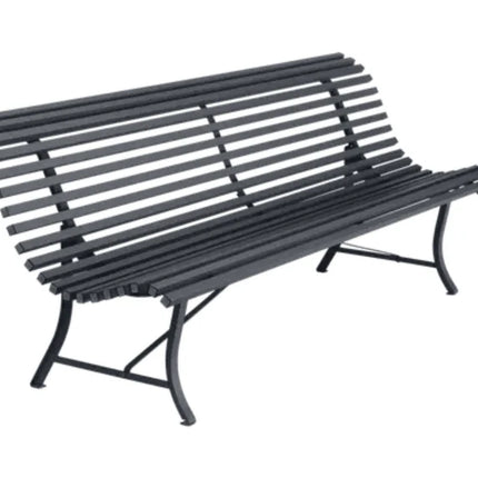Louisiane 200cm Outdoor Bench 4 Seater - Custom Wood DesignsFermob Louisiane 200cm outdoor folding bench in clay grey