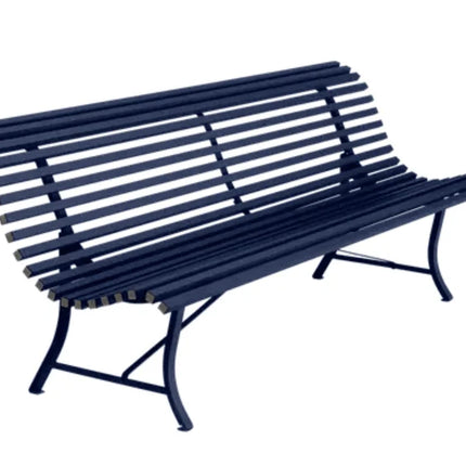 Louisiane 200cm Outdoor Bench 4 Seater - Custom Wood DesignsFermob Louisiane 200cm outdoor folding bench with frosted lemon metal finish
