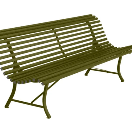 Louisiane 200cm Outdoor Bench 4 Seater - Custom Wood DesignsFermob Louisiane 200cm outdoor folding metal bench with four seats