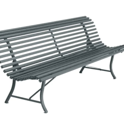 Louisiane 200cm Outdoor Bench 4 Seater - Custom Wood DesignsLouisiane 200cm outdoor folding metal bench by Fermob in vibrant chili red