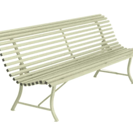 Louisiane 200cm Outdoor Bench 4 Seater - Custom Wood DesignsDeep blue Fermob Louisiane 200cm outdoor folding bench with four seats