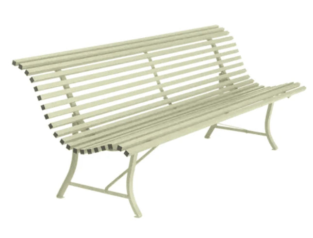 Louisiane 200cm Outdoor Bench 4 Seater - Custom Wood DesignsDeep blue Fermob Louisiane 200cm outdoor folding bench with four seats