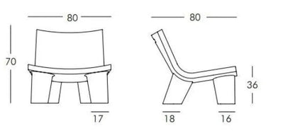 Low Lita Lounge Chair - hospitality