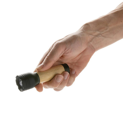 Lucid 1W RCS certified recycled plastic & bamboo torch - hospitality