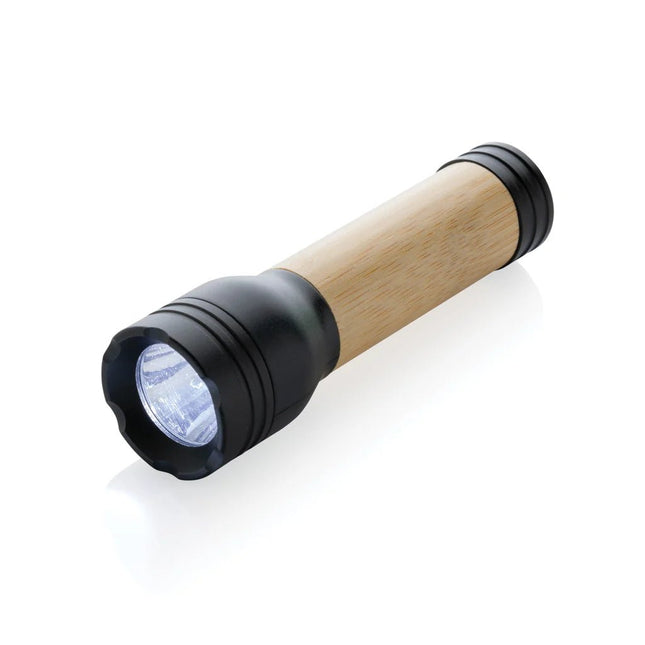 Lucid 1W RCS certified recycled plastic & bamboo torch - hospitality