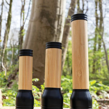 Lucid 1W RCS certified recycled plastic & bamboo torch - hospitality