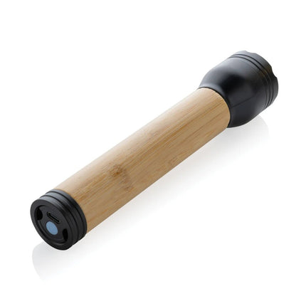 Lucid 5W RCS certified recycled plastic & bamboo torch - hospitality
