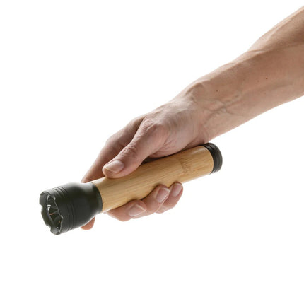 Lucid 5W RCS certified recycled plastic & bamboo torch - hospitality