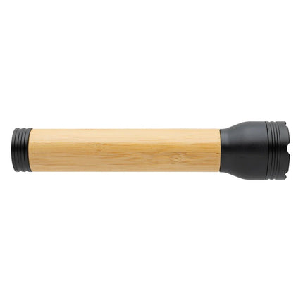 Lucid 5W RCS certified recycled plastic & bamboo torch - hospitality