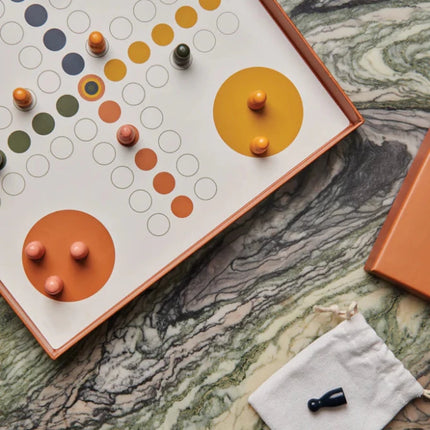 Ludo Coffee Table Game In Hand Finished Ebony Wood With Storage Box Heritage Collection - hospitality