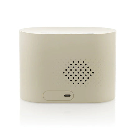 Luma Rise RCS recycled plastic white noise alarm clock - hospitality