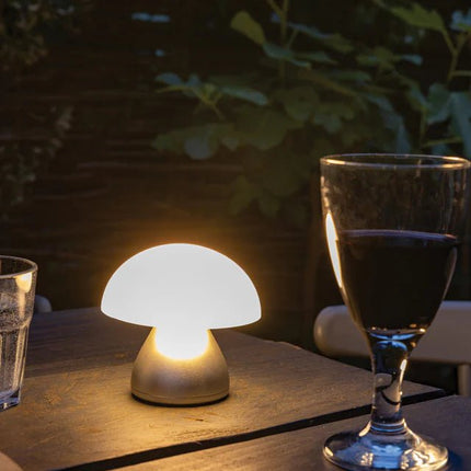 Luming RCS recycled plastic USB re-chargeable table lamp - hospitality