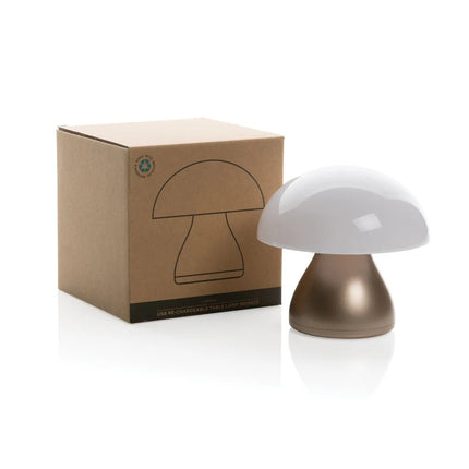 Luming RCS recycled plastic USB re-chargeable table lamp - hospitality