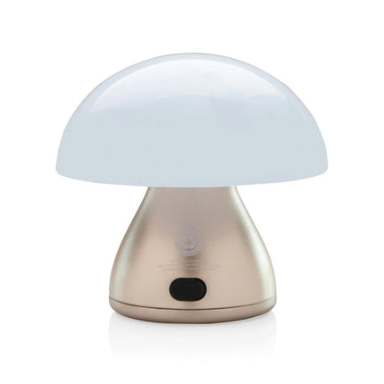Luming RCS recycled plastic USB re-chargeable table lamp - hospitality
