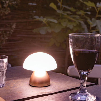 Luming RCS recycled plastic USB re-chargeable table lamp - hospitality