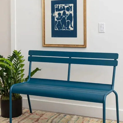 Luxembourg 2/3-seater Bench with backrest - hospitality