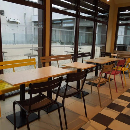Luxembourg 2/3-seater Bench with backrest - hospitality