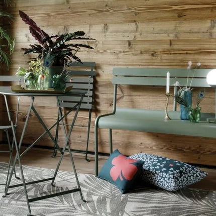 Luxembourg 2/3-seater Bench with backrest - hospitality