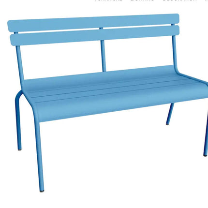 Luxembourg 2/3-seater Bench with backrest - hospitality