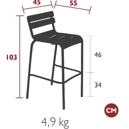 Luxembourg Bar Chair - hospitality