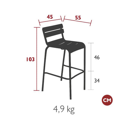 Luxembourg Bar Chair - hospitality