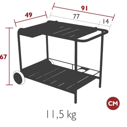 Luxembourg Side Bar / Trolley - hospitality