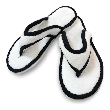 Luxury Plush Flip-Flop Spa Slippers - CWDH