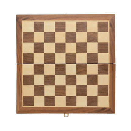 Luxury wooden foldable chess set - hospitality