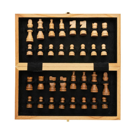Luxury wooden foldable chess set - hospitality