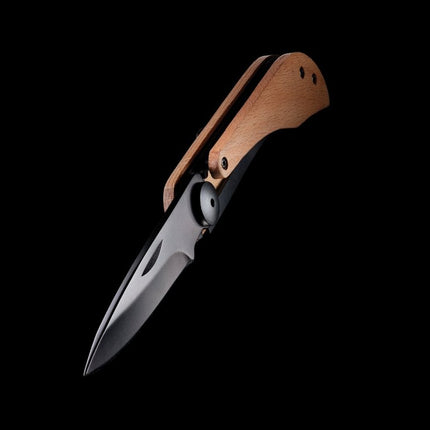 Luxury wooden knife with lock pack of 25 - hospitality