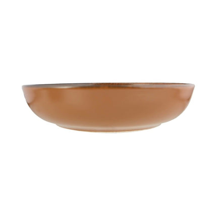 Lykke Brown coupe plate, 220mm - hospitality