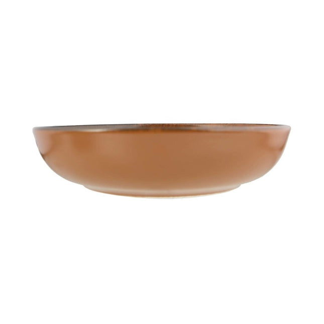 Lykke Brown coupe plate, 220mm - hospitality