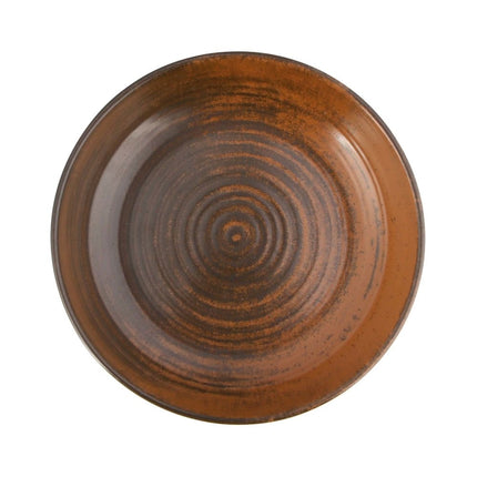 Lykke Brown coupe plate, 270mm - hospitality