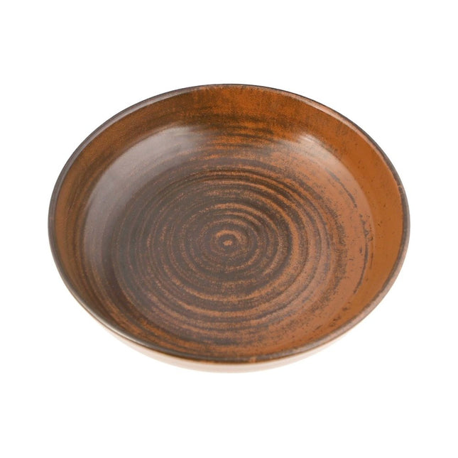 Lykke Brown coupe plate, 270mm - hospitality