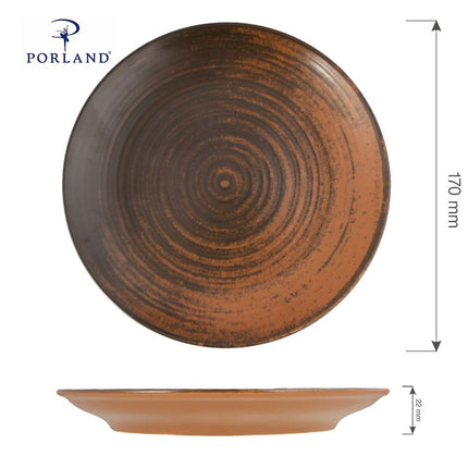 Lykke Brown flat plate, 170mm - hospitality