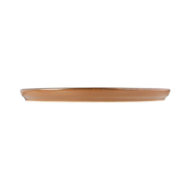 Lykke Brown high edge plate, 180mm - hospitality