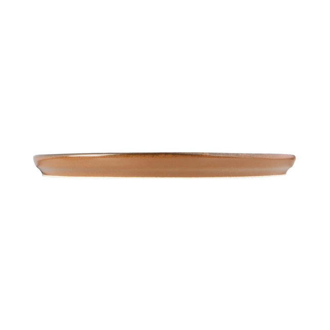 Lykke Brown high edge plate, 180mm - hospitality