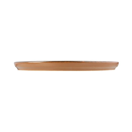 Lykke Brown high edge plate, 180mm - hospitality