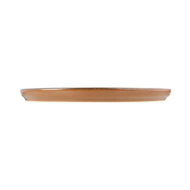 Lykke Brown high edge plate, 180mm - hospitality