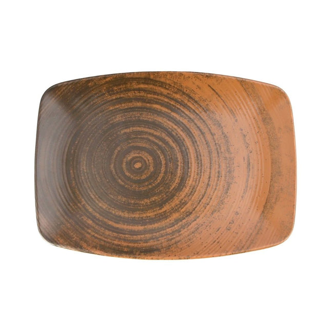 Lykke Brown oval plate, 270mm - hospitality